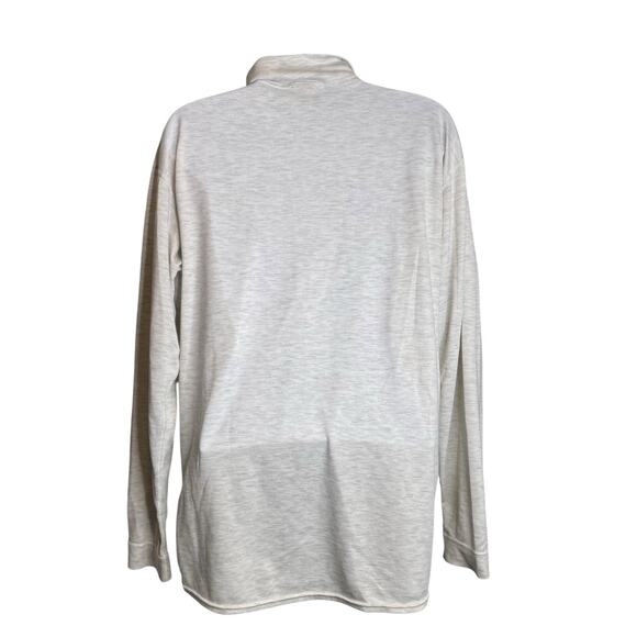Vintage Patagonia Capilene Men's Gray Quarter Zip Pullover Size L Layered Base - Picture 2 of 11